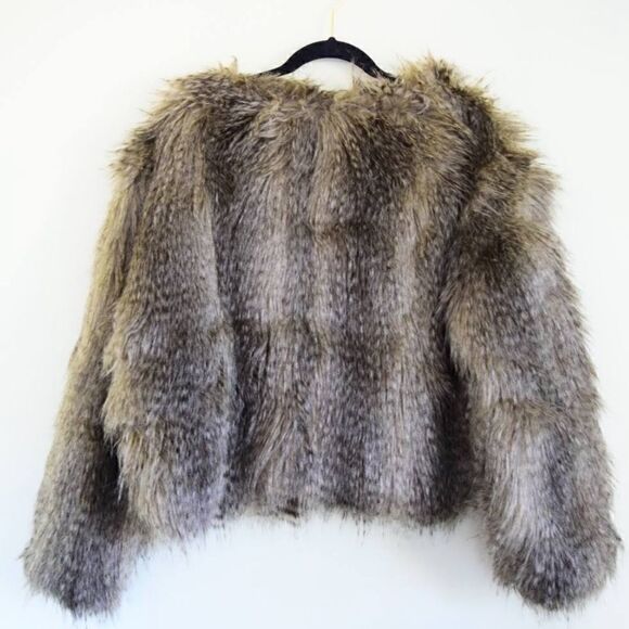 Free people unwritten Faux Fur Jacket Size XS - Picture 8 of 10